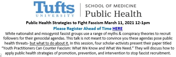 “Public Health Strategies to Fight Fascism” Event